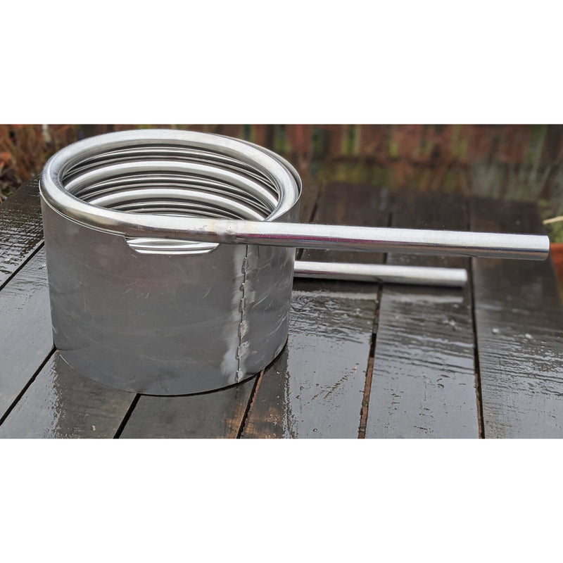 Hastings 4ft Oval Stock Tank and Wood Fired Coil Heater Kit