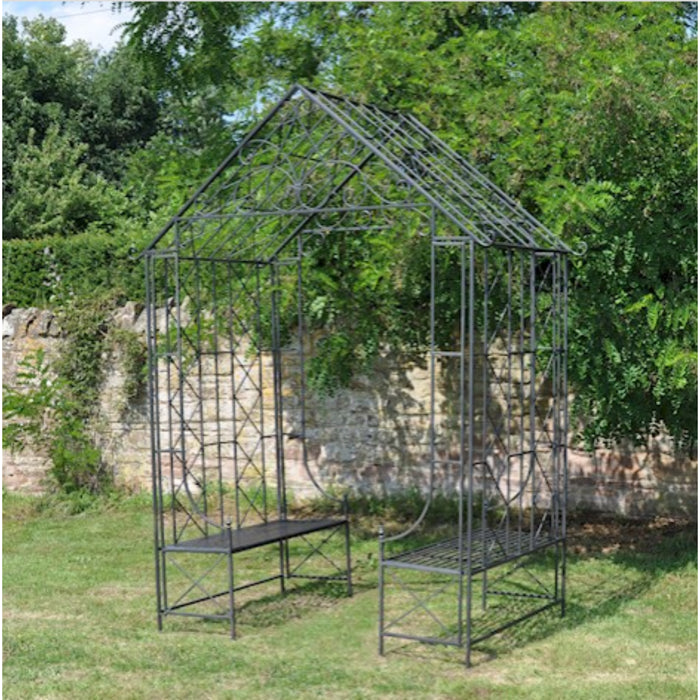 Ascalon Bench Arbour with Roof