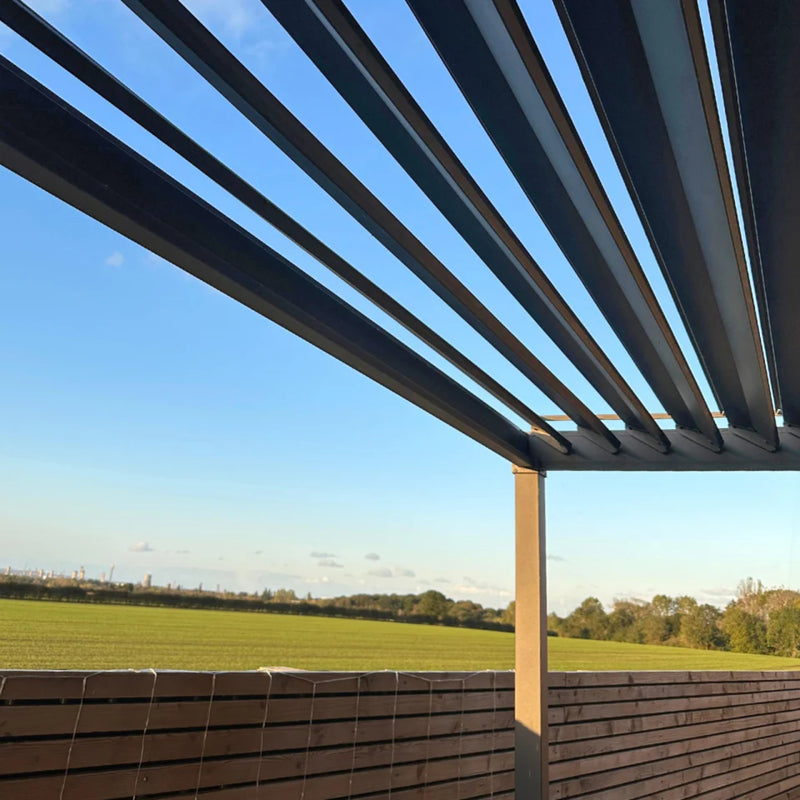 Nova Shadow 6m x 3m Pergola - Graphite Grey