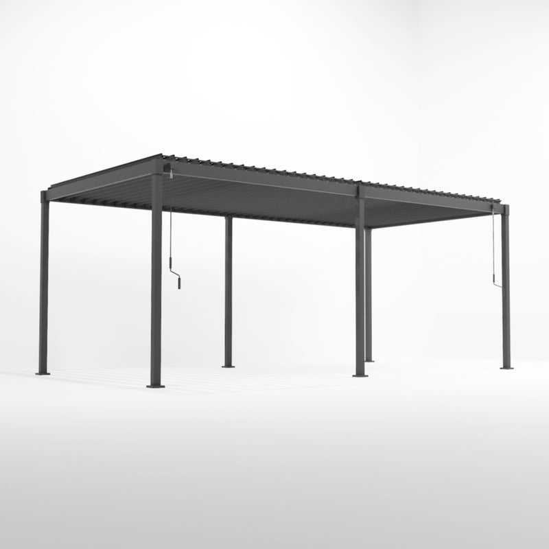 Nova Shadow 6m x 3m Pergola - Graphite Grey