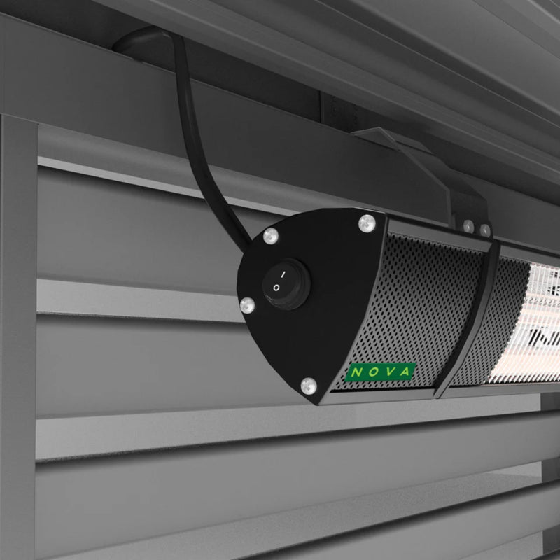 Nova Gold Infrared 2kW Pergola Mounted Patio Heater