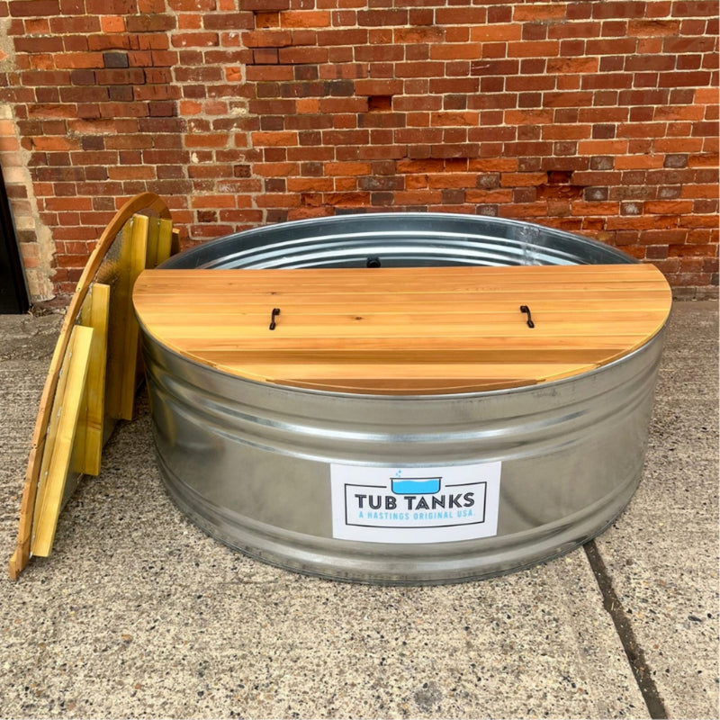 Tub Tanks Round Cedar Lid