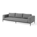 Maze Eve 3 Seat Sofa Set Flanelle