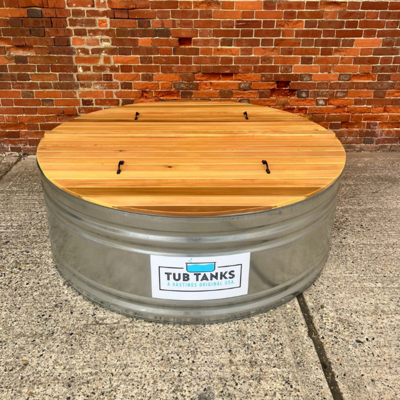 Tub Tanks Round Cedar Lid