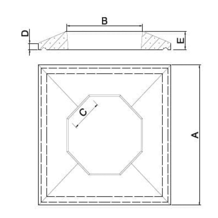 Schiedel Square Capping for Render