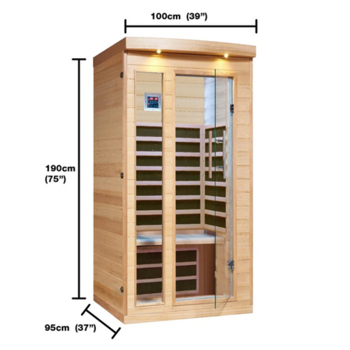 Canadian Spa Company Chilliwack 1-2 Person Mica Far Infrared Sauna