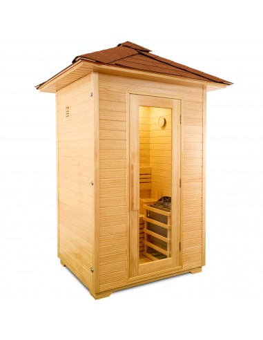 Global Relax Dharani S2 Outdoor - 1/2 Person Outdoor Steam Sauna