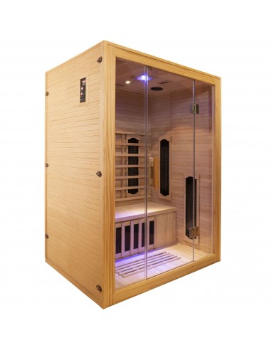 Global Relax Dharani S3 - 3 Person Indoor Carbon Panel Sauna