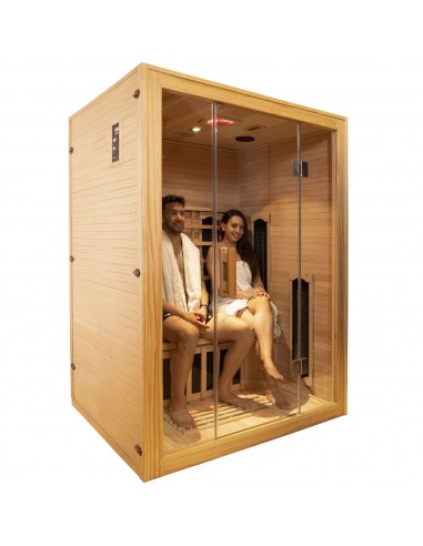 Global Relax Dharani S3 - 3 Person Indoor Carbon Panel Sauna