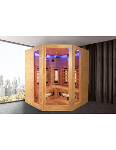 Global Relax Dharani S4 - 4 Person Indoor Infrared Sauna