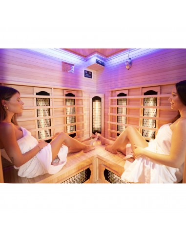 Global Relax Dharani S4 - 4 Person Indoor Infrared Sauna