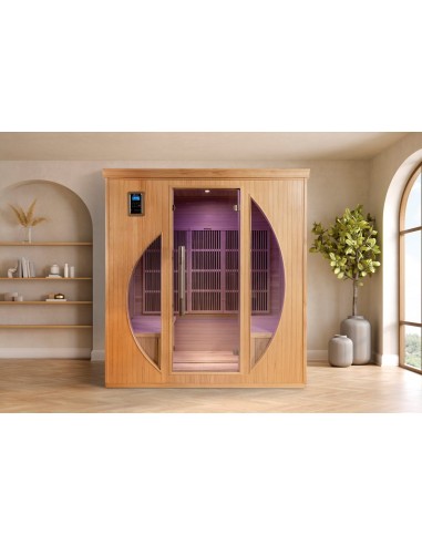 Global Relax Dharani S4 Premium - 4 Person Indoor Carbon Panel Sauna