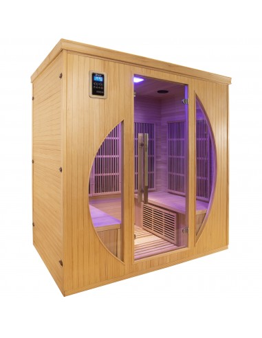 Global Relax Dharani S4 Premium - 4 Person Indoor Carbon Panel Sauna