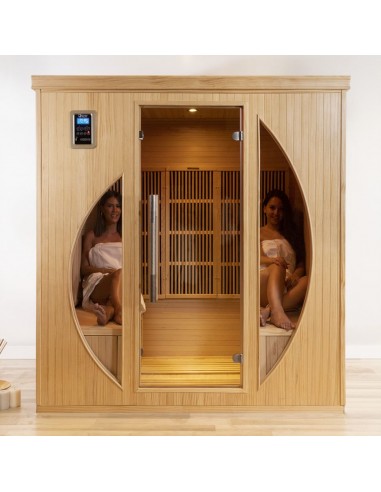 Global Relax Dharani S4 Premium - 4 Person Indoor Carbon Panel Sauna