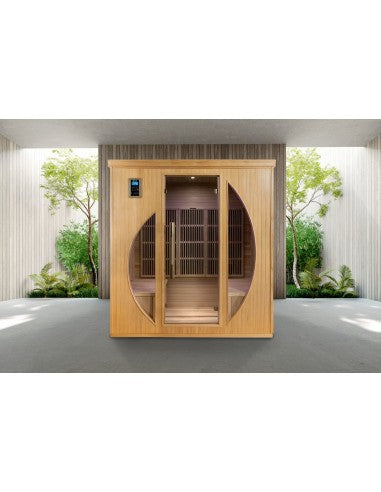 Global Relax Dharani S4 Premium - 4 Person Indoor Carbon Panel Sauna