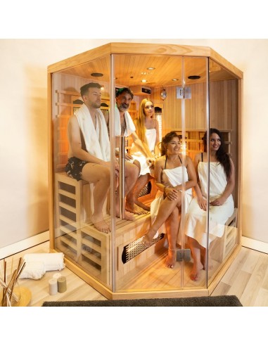 Global Relax Dharani S5 - 5 Person Indoor Infrared Sauna