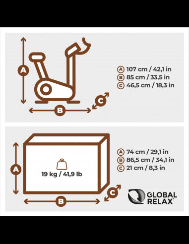 Global Relax Eka Indoor Fitness Bike