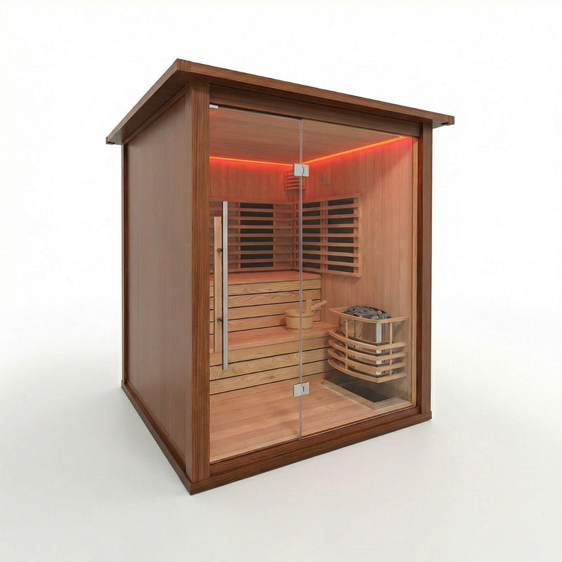 Insignia 4 Person Outdoor Hybrid Sauna