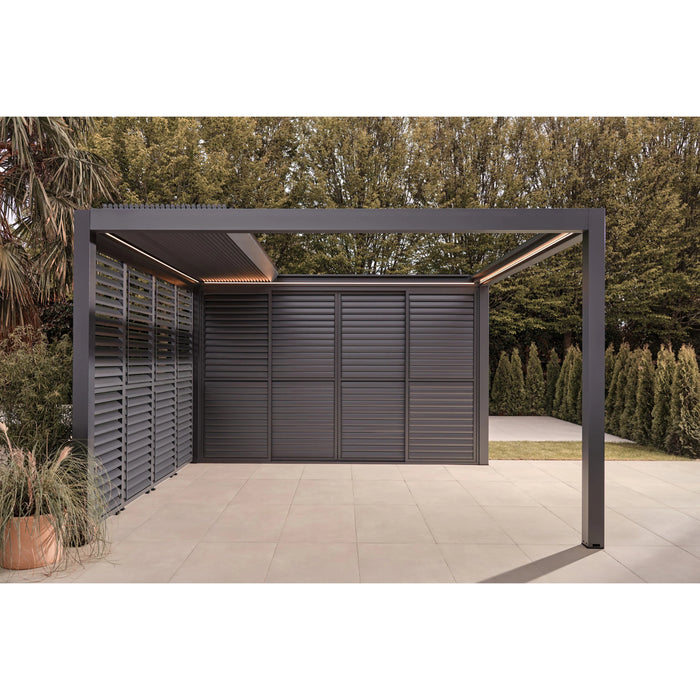 Suns Lifestyle Luxe Electric Retractable Roof LED Pergola - Various Sizes