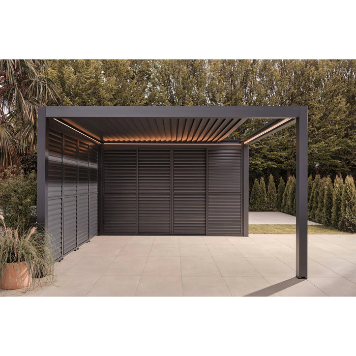 Suns Lifestyle Luxe Electric Retractable Roof LED Pergola - Various Sizes