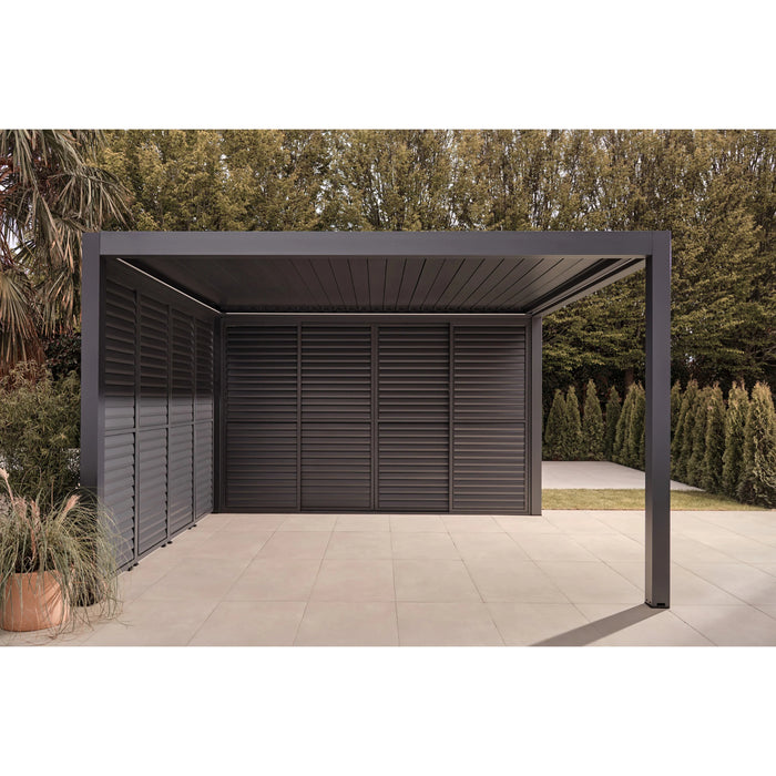 Suns Lifestyle Luxe Electric Retractable Roof LED Pergola - Various Sizes