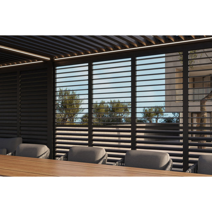 Suns Lifestyle Luxe Pergola Louvered Side Panels