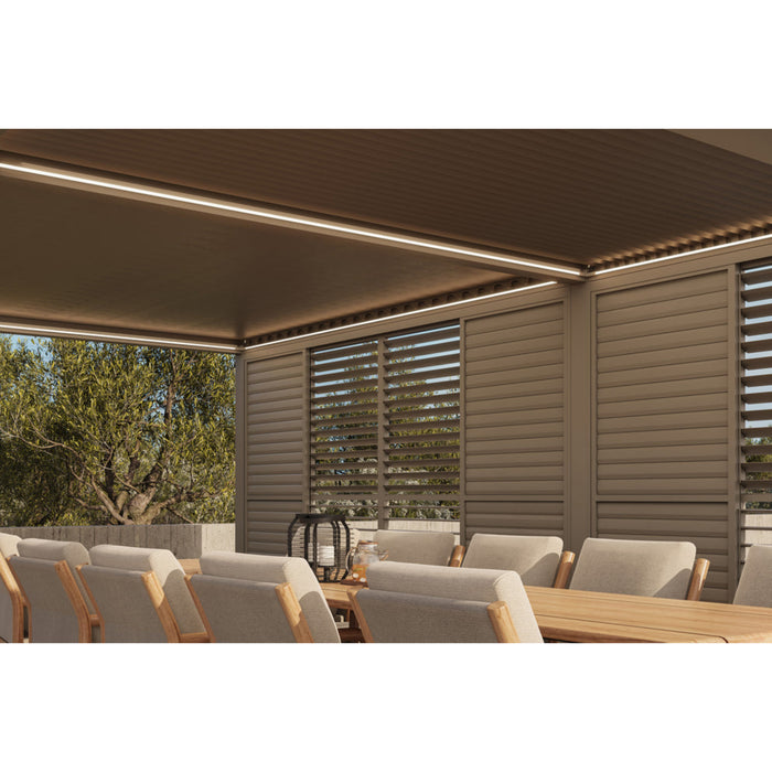 Suns Lifestyle Luxe Pergola Louvered Side Panels