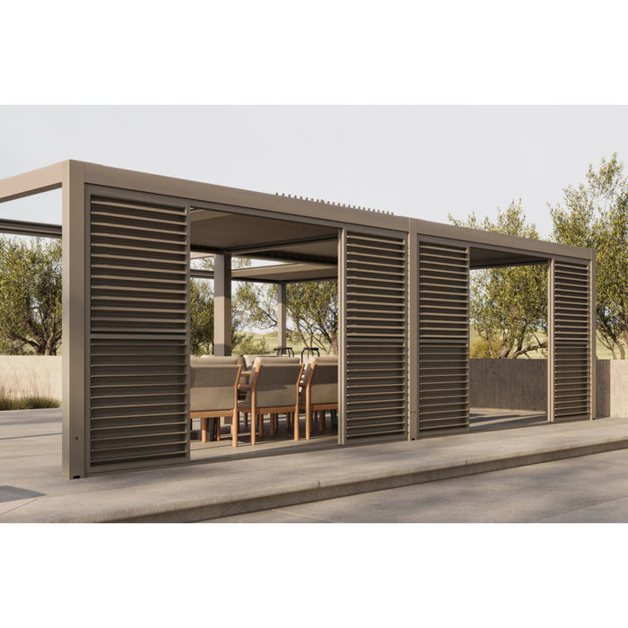 Suns Lifestyle Luxe Pergola Louvered Side Panels