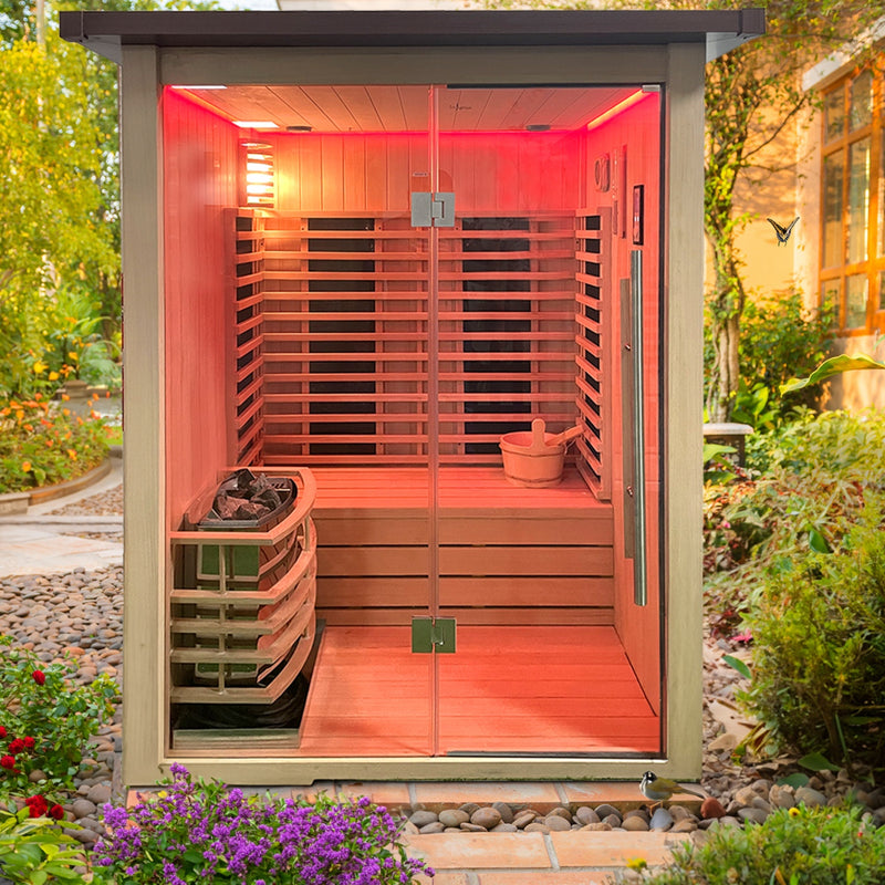 Insignia 2 Person Outdoor Hybrid Sauna