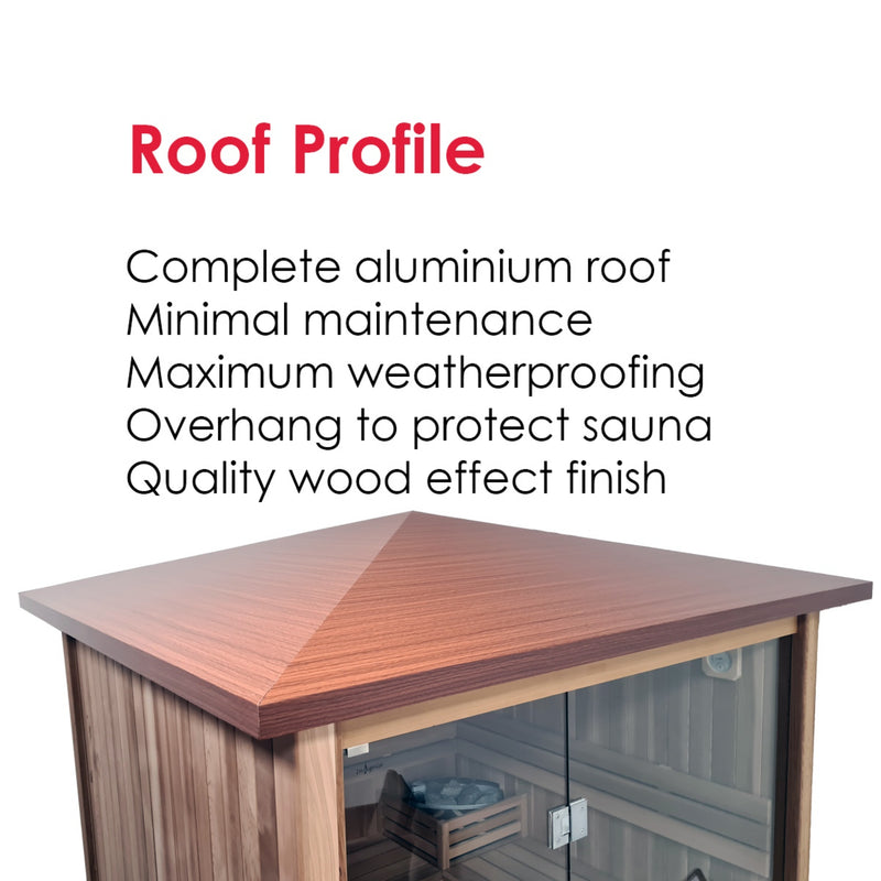 Insignia 4 Person Outdoor Hybrid Sauna