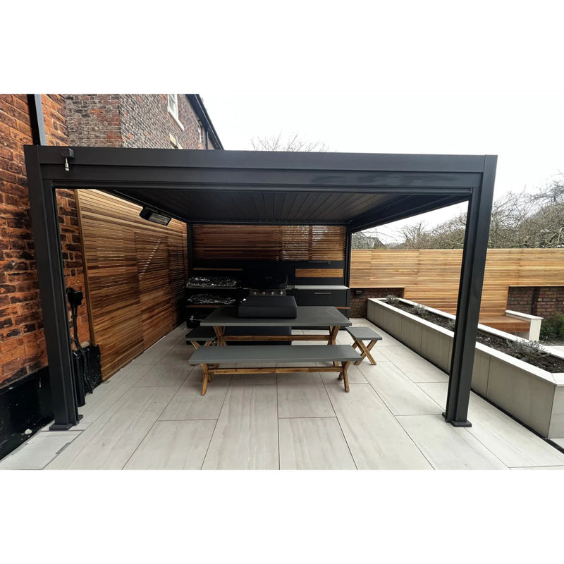 Suns Lifestyle Rota Manual Louvered Pergola - Various Sizes