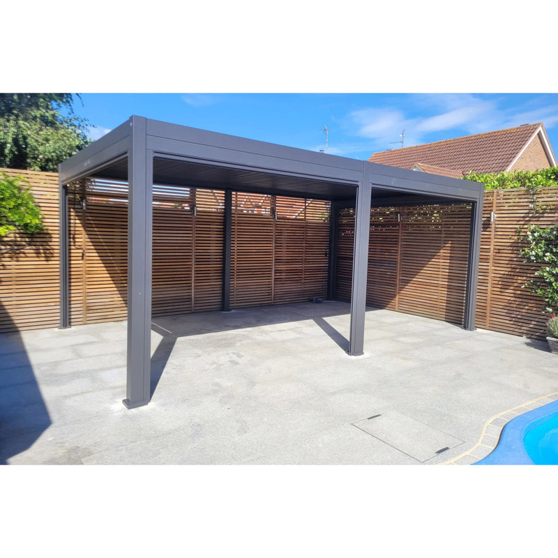 Suns Lifestyle Rota Manual Louvered Pergola - Various Sizes