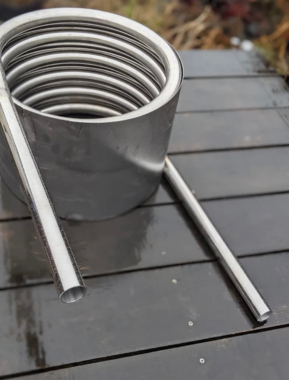 Tub Tanks Wood Fired Coil Heater Kit Outdoor Iconic