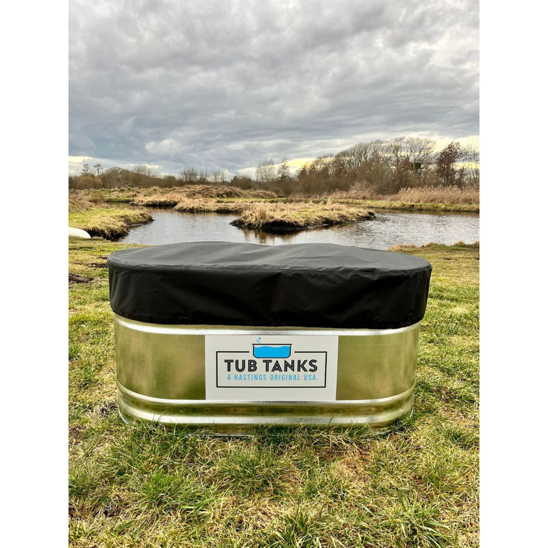 Hastings 4ft Oval Stock Tank and Wood Fired Square Heater Kit