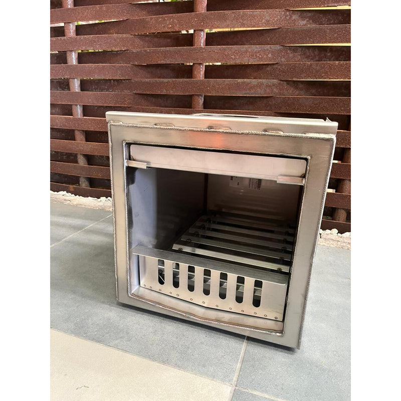 Hastings 4ft Oval Stock Tank and Wood Fired Square Heater Kit