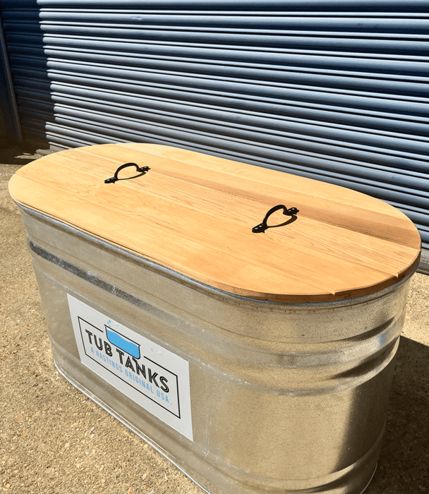 Tub Tanks 6ft Oval Cedar Lid