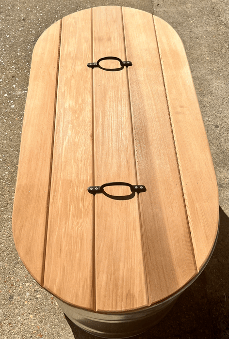 Tub Tanks 6ft Oval Cedar Lid