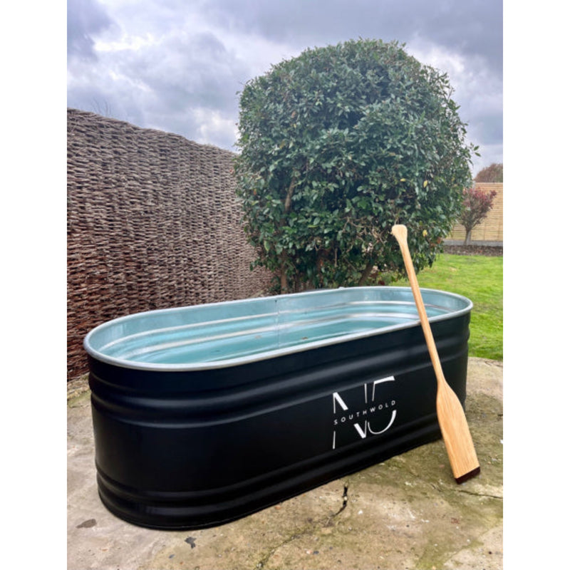 Hastings 4ft Oval Stock Tank and Wood Fired Coil Heater Kit